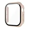Adecuado para Todas las Series de Apple Watch 12, Película Templada con Recubrimiento de Aceite Mate para PC, Funda Integrada de Cobertura Total