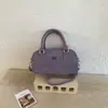 Bolsa de Mão de Alto Valor Transfronteiriça Estilo Coreano Verão 2026 Nova Bolsa Quadrada Pequena Simples Bolsa Transversal de Ombro Fashion Bowling