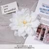 Cabeça de Dália Artificial Flor Artificial Grampo de Cabelo Feito à Mão Guirlanda DIY Acessórios de Cabelo Adereços para Fotografia de Casamento Flor Artificial Atacado
