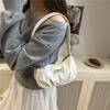 Bolsa de Estudante de Verão Nova 2025, Bolsa Dumpling Simples e Moderna Estilo Coreano para Ir às Aulas, Bolsa Transversal Fashion e Casual