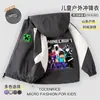 MC Minecraft Necromancer Chaqueta de Invierno para Niños, Ropa Infantil, Colección Otoño e Invierno, Abrigo con Capucha Forrado de Polar, Chaqueta, Top