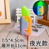 Cuchillo para rábano TikTok mismo estilo cuchillo luminoso para rábano 3D cuchillo de gravedad 3D cuchillo luminoso para rábano mariposa de descompresión al por mayor