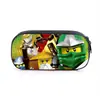 2026 Nuevo Modelo Estuche de Lápices de Una Sola Capa Lego Ninjago Dibujos Animados Estudiante Caja de Lápices de Poliéster Caja de Papelería de Anime Transfronterizo