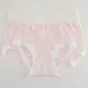 Calcinhas triangulares de algodão puro modal antibacterianas sem costura na virilha, direto da fábrica, para mulheres plus size, calcinhas femininas de cintura média que levantam o bumbum