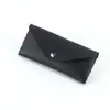 Nova Caixa de Óculos de Sol Estilo Simples, Bolsa Portátil Resistente à Pressão para Armazenamento de Óculos de Sol, Estojo de Couro Feito à Mão para Óculos, Logo Personalizável