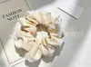 Goma para el pelo simple de perlas de alta elasticidad con lazo, scrunchie lindo, para manualidades, suministro al por mayor para puestos, directo del fabricante