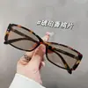 Óculos de Sol Moda Oval Retro Novo Transfronteiriço 2025 Europeu e Americano Estilosos Quadrados de Metal Decorativos Ins para Mulheres