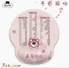 Mouse Pad de Pulso Desenho Animado Fofo para Meninas Proteção de Escritório Pulso Teclado de Computador Pad Silicone Espuma de Memória Apoio de Mão