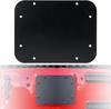 Adequado para tampa da porta traseira do jipe de jipe de cor sólida placa decorativa preta capa respirável do pneu sobressalente