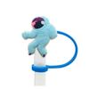Nuevo Tema Espacial Tapa de Silicona para Popote Cubierta para Popote Cubierta Protectora Taza de Agua DIY Decorativa a Prueba de Polvo Tapón para Popote Venta al por Mayor