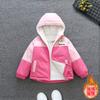 Ropa para Niños Nueva Chaqueta de Terciopelo para Niñas Ropa de Invierno 2025 Abrigo de Algodón Cálido para Niños Estilo Occidental Parka Gruesa para Bebé