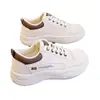 Zapatos Casuales de Cuero Versátiles para Mujer Primavera 2026, Zapatos Deportivos Casuales Transpirables Populares, Zapatillas para Correr Estilo Estudiante