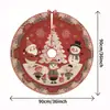 Nueva Falda para Árbol de Navidad con Diseño de Mejor Venta en Amazon Decoración para Base de Árbol Impresión Digital Suministros Navideños Decoraciones