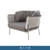 Cadeira de Rattan Pe para Exterior Mesa de Negociação Redonda Combinada Mobília de Café de Rattan para Pátio Hotel Varanda Mesa de Café Pequena Criativa