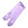 Guantes largos de satén estilo Hepburn para vestido de novia, vestido de fiesta de noche, accesorios para fotos de cumpleaños y escenarios. Conjunto de brazos.