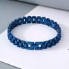 Pulseira Corrente de Aço Inoxidável Elegante Simples Versátil para Homens e Mulheres Casal Pulseira de Titânio Colorida Pulseira Feminina