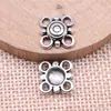 15X15Mm 1g Multicolor DIY Accesorios para Joyería Hecha a Mano Conector Conector de Cuatro Agujeros Colgante