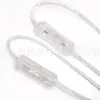 Cabo de Alimentação com Interruptor de Tomada Transparente de 1.8m Botão Interruptor 304 Cabo para Luminária de Mesa Luminária de Chão Cabo de Eletrodoméstico