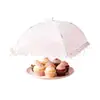 Comercio Exterior Transfronterizo Cubierta para Platos de Comida Cubierta para Comidas Malla Transpirable Anti-moscas a Prueba de Polvo Cubierta de Mesa Redonda Gruesa Cubierta para Comida