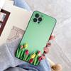 Adecuado para funda de teléfono iPhone 17, Nuevo modelo de comercio exterior, Funda de teléfono de flor de lirio para niña, Funda de teléfono de flor