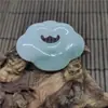 Jade Dorado de Seda Natural de Xinjiang Verde Tianshan Hebilla de Paz Candado Ruyi Colgante de Jade Venta al por Mayor con Jade Jade Colgante Transmisión en Vivo
