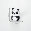 Muñeco panda pequeño, creativo, adorable y codicioso, para decorar bolsas sorpresa, accesorios, micropaisaje, adornos de escritorio para coche.