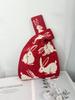 Recuerdos de Boda Bolso Tejido Bolso de Mano Bolso Tejido con Mosca Bolso de Muñeca Bolsa de Regalo Año Nuevo Chaleco Bolso Balde Tejido