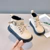 Botas para Niñas Primavera y Otoño Nuevas Botas de Cuero para Niños Botines Británicos Botas Amarillas Pequeñas Casuales para Bebé con Suela Blanda Antideslizante