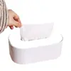 Caixa de Lenços de Madeira Estilo Japonês, Caixa de Armazenamento de Lenços para Mesa de Escritório, Caixa de Lenços Plástica à Prova d'Água para Carro e Casa