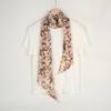 Bufanda Larga Floral Pequeña Estilo Nuevo Francés para Mujer Primavera y Verano Ligera Bufanda Qiaoqi Decoración de Cinturón Bufanda Exterior Casual