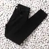 Calça Jeans Skinny Azul Claro para Mulheres, Calça Lápis Cropped Elástica de Cintura Alta Emagrecedora com Barra Desfiada, Novo Verão 2025