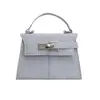 Bolso de mano rosa minimalista para el día a día 2026, bolso de hombro elegante para primavera/verano, bolso cuadrado pequeño de moda
