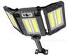 Farola solar ajustable para exteriores, luz de calle impermeable con control remoto para jardín, nueva farola solar de inducción