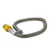 Tubería Trenzada de Acero Inoxidable Liansu Manguera Trenzada de Alambre de Acero Manguera de Alta Presión para Calentador de Agua Lavabo Grifo Tubería de Entrada de Agua para Inodoro