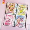 Caderno de Espiral Folha Solta My Little Pony Desenho Animado Caderno Portátil Bidimensional Desenho Animado Caderno de Notas Horizontal para Estudante