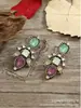 Estilo europeu e americano exagerado multi-camada em forma de gota brincos de diamante das mulheres brincos de moda retrô