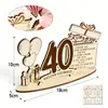Regalo de Cumpleaños Transfronterizo, Regalo en Efectivo para Hombres y Mujeres, Empaque de Madera, Regalo de Cumpleaños DIY, Regalo Conmemorativo Creativo de Aniversario, Decoración de Mesa