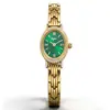 Relógio Feminino Popular de Quartzo, Compacto e Requintado, Relógio com Pulseira Fina Estilo Ins Simples, Relógio de Pulso à Prova d'Água Cravejado com Diamantes, Atacado de Comércio Exterior
