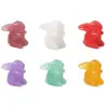 Resina Colorida Doce Acessórios de Coelho Fofo Materiais para Acessórios DIY Feitos à Mão Joias Chaveiro Pingente Contas Soltas