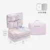 Bolsa de almacenamiento de viaje cinco en uno, organizador de ropa comprimida, bolsa portátil para clasificar y organizar ropa, con un diseño fresco y simple