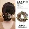 Otoño Invierno Estilo Coreano Cuadros Lazo para el Pelo de Intestino Grande Mujer 2026 Nuevo Gama Alta Súper Grande Cuerda para Moño Flor en la Cabeza Accesorios para el Cabello