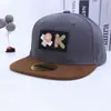 Chapéus Infantis, Bonés de Baseball, Estilos Primavera e Outono, Chapéus Hip-Hop Color Block com Patchwork de Letra K Europeu e Americano, Bonés de Baseball Street Dance, Exportação