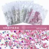 Acessórios para Unhas, Pedras Strass Mistas Embaladas, Pedras Strass de Vidro para Unhas com Fundo Plano, Pedras Strass AB, Adesivos para Unhas, 1440 Peças