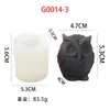Molde de Silicone para Vela Coruja 3D DIY Pedra Difusora de Aromaterapia Sabonete Artesanal Decoração de Carro Ornamento em Estoque