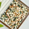 Miçangas de Semente de Bodhi Naturais Atacado, Contas Soltas de Raiz de Bodhi, Acessórios de Contas Redondas, Miçangas Artesanais para DIY, Contas de Oração Budistas, Pulseiras para Mulheres
