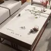 Nuevo mantel de mesa de té estilo chino, a prueba de aceite e impermeable, mantel de mesa de comedor lavable, mantel doméstico aislante del calor, mantel protector de escritorio resistente a altas temperaturas