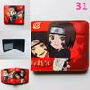 Carteira Curta NARUTO NARUTO Japonesa NARUTO Sasuke Kakashi Carteira Porta-Moedas de Couro PU
