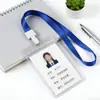 Portatarjeta de Identificación de Trabajo, Credencial de Empleado, Insignia de Fábrica, Correa, Portatarjeta Transparente de Doble Cara Transfronterizo, Etiqueta de Nombre, Control de Acceso, Impermeable