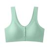Sutiã com Botão Frontal, Sutiã de Seda Gelo Tamanho Grande de Látex, Colete de Amamentação Maternidade Sem Costura, Roupa Íntima Confortável Anti-Flacidez