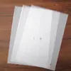 Saco Fosco de CPE Translúcido com Boca Plana Autoadesivo para Capa de Celular Saco Espesso de CPE Fosco com Fecho Zip Saco de Embalagem Pronto para Venda